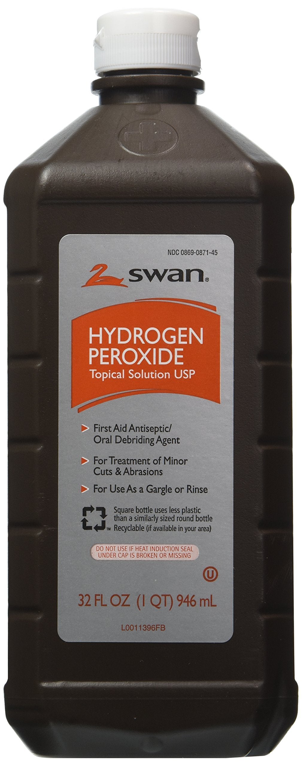 Hydrogen Peroxide Swan Topical, 32 oz, Pack of 2