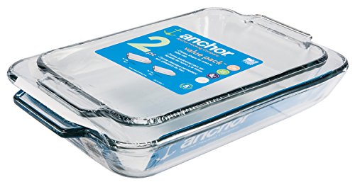 Anchor Hocking Oven Basics 2-Piece Baking Dish Value Pack